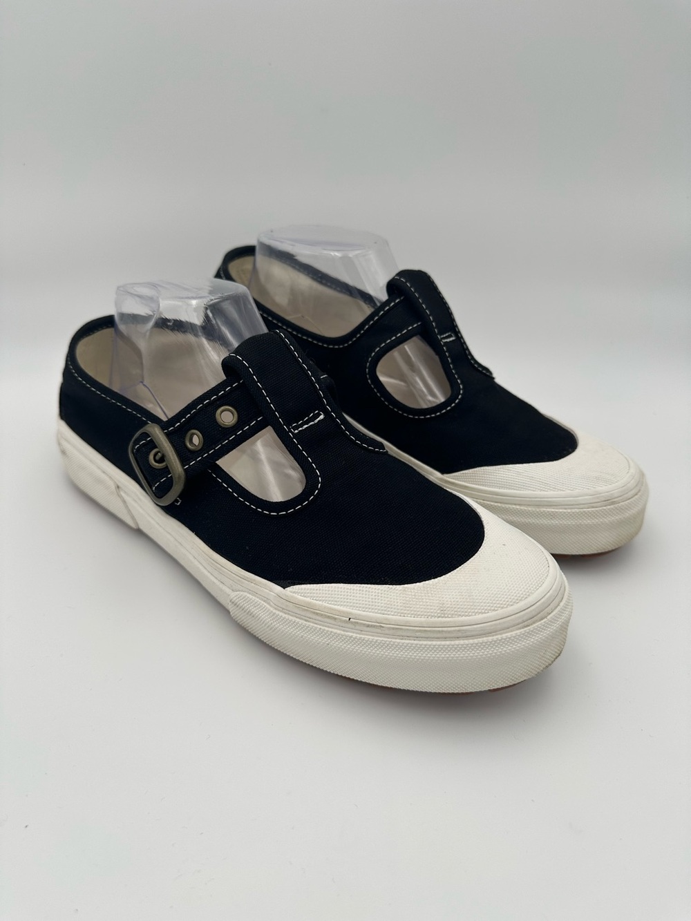 Vans Mary Jane Buckle Shoes Black W 9.5 M 8